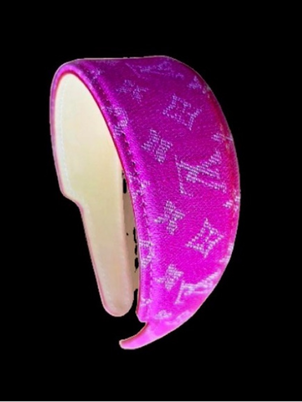 πΈ NEW π±π½ββοΈ Designer-Inspired Pink Monogram denim headband hair accessory π